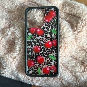 Wildflower cheetah cherry case iPhone 15 pro max